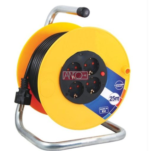 Cable reel 25 m, H05VV-F 3G1.5 mm2