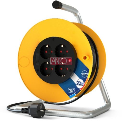 Cable reel 20 m, H05VV-F 3G1.5 mm2