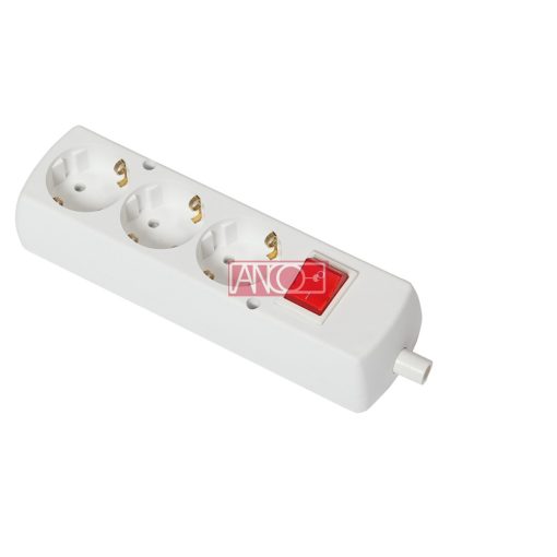 Cordless table socket 3-way