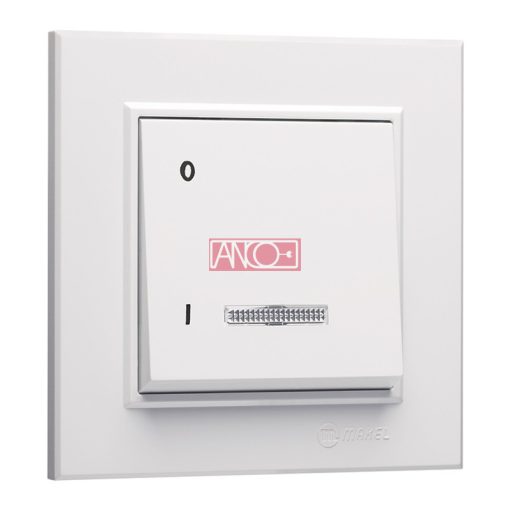 Karea 2 pole switch, white